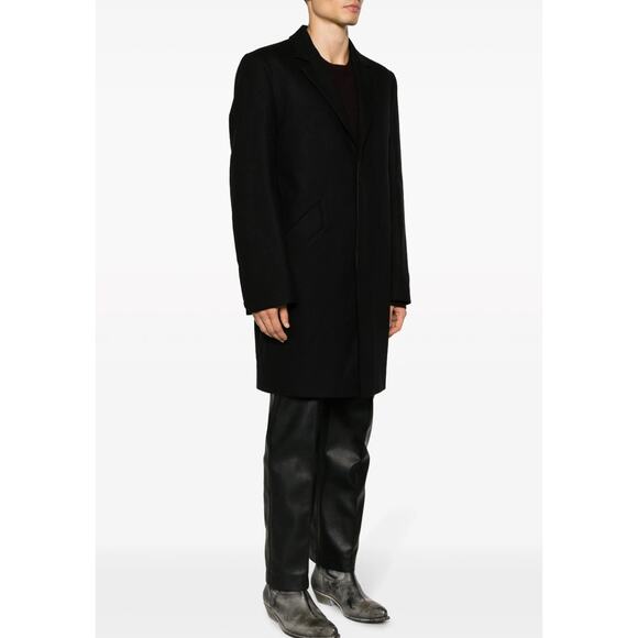 Zadig & Voltaire NWT $748 Marlyh Wool Noir Black Coat XXL Sz 48 Unisex Men Women - Picture 4 of 15